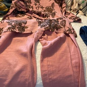 Russ Berens linen pant and top